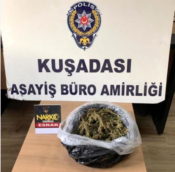 Çamaşır makinasından uyuşturucu madde çıktı