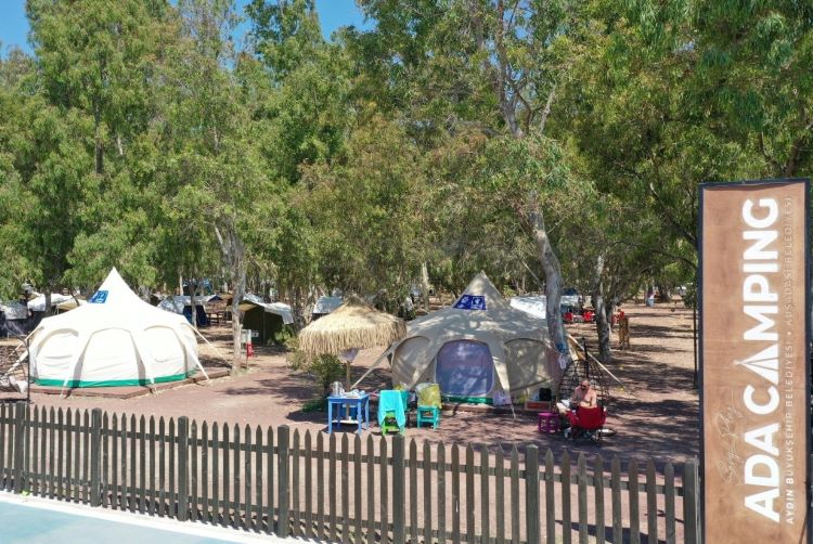 Ada Camping tıklım tıklım doldu