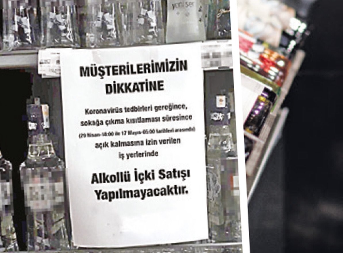 Alkol satışına 17 gün yasak geldi