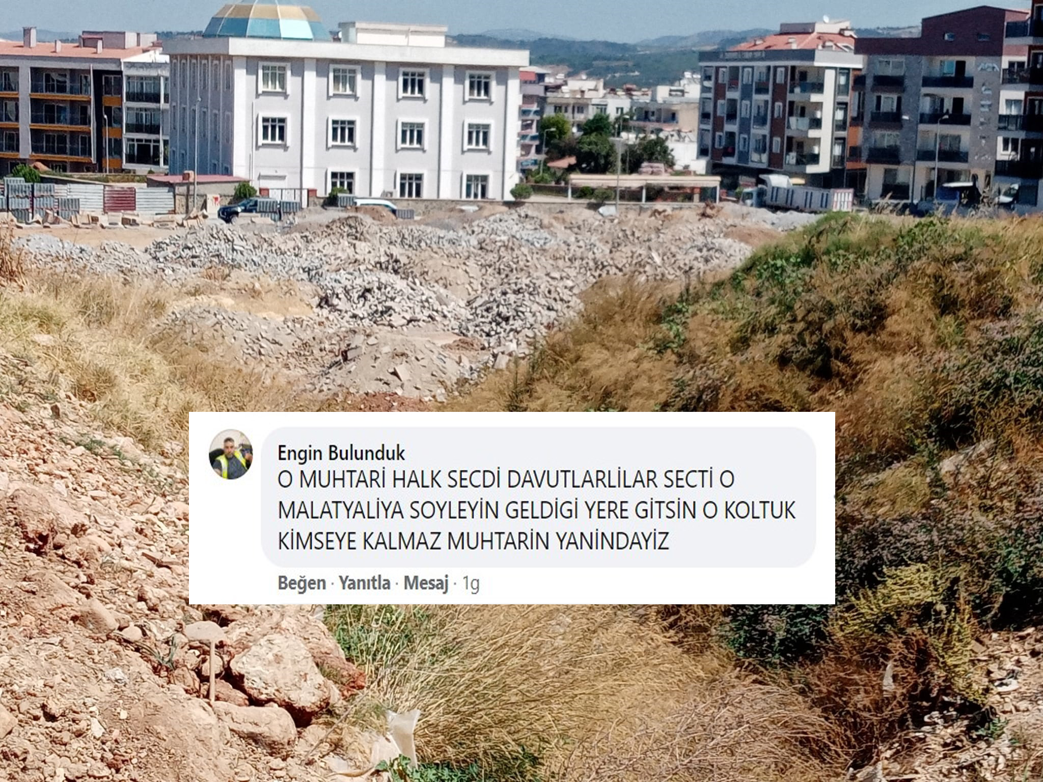 Muhtara zulüm mahalleyi ayaklandırdı