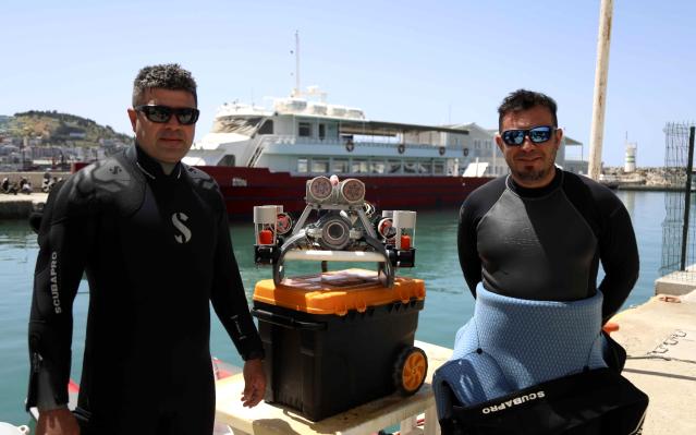 Su altı denetimlerini dalgıç robot yapılacak