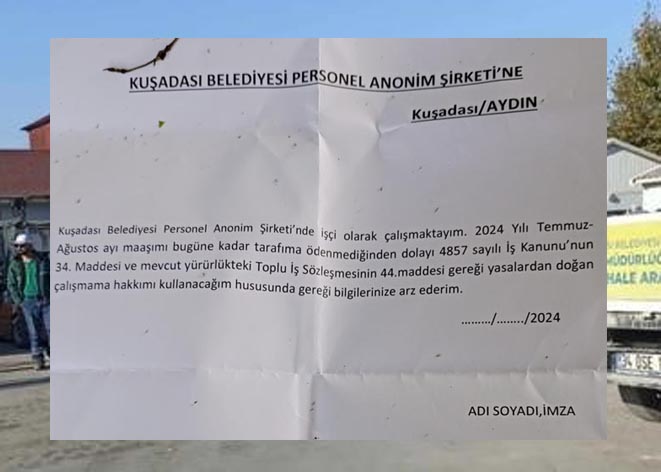 Maaş alamayan işçiler iş bıraktı!