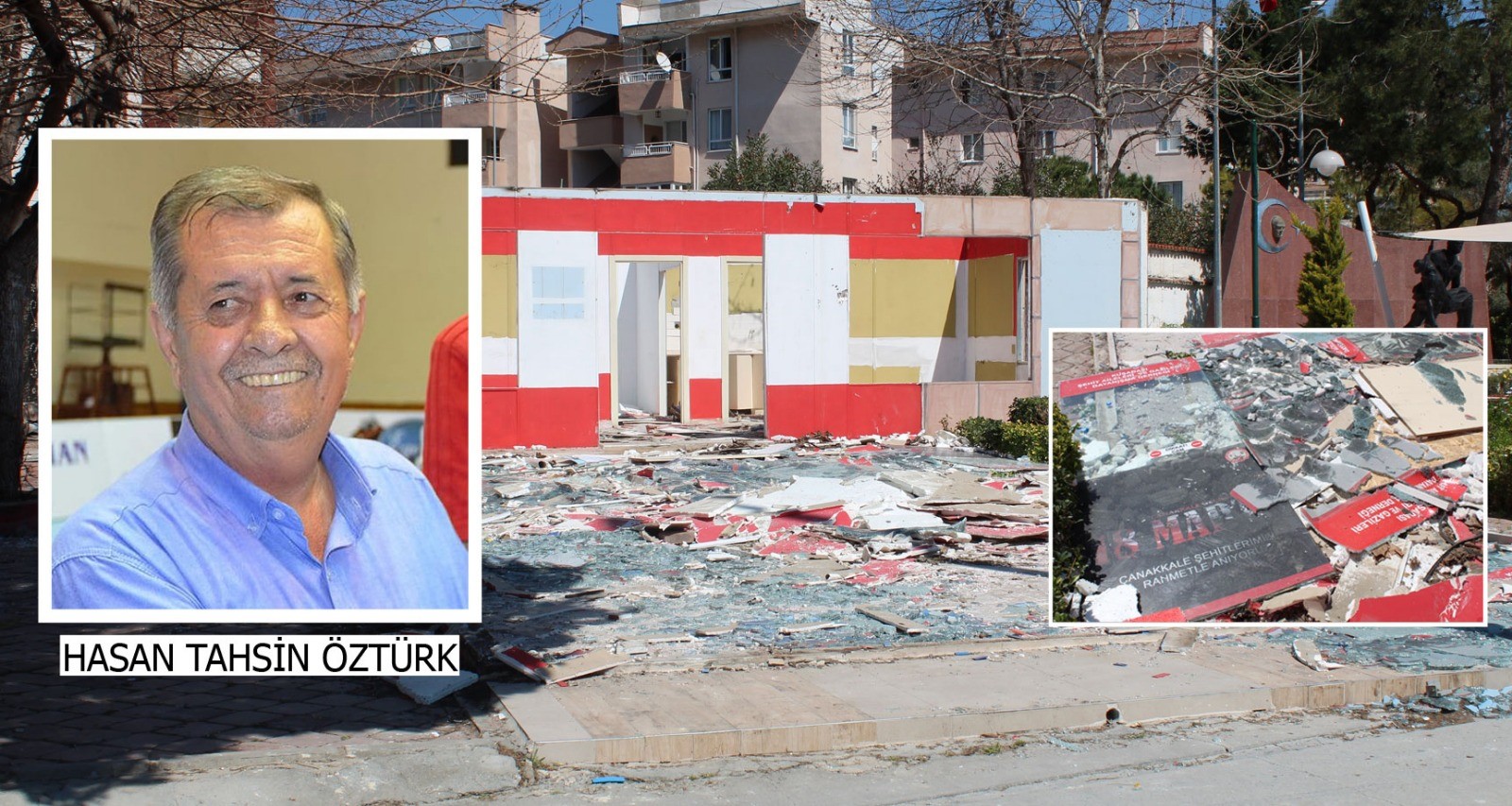 Şehitlerin kemiklerini sızlatan yıkım