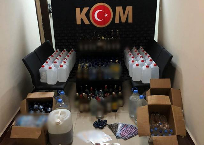 Sahte içki üreticileri sınır tanımıyor!
