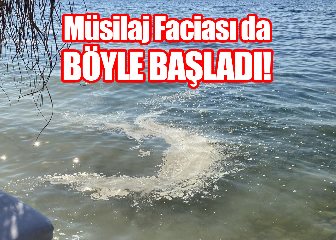 Denizde korkutan görüntüler!