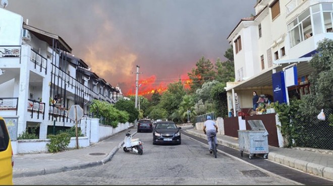 Şimdi de Marmaris yanmaya başladı