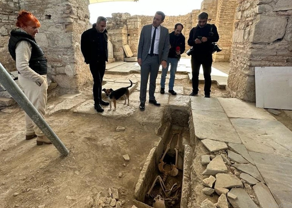 Tarihi kalede esrarengiz iskelet!