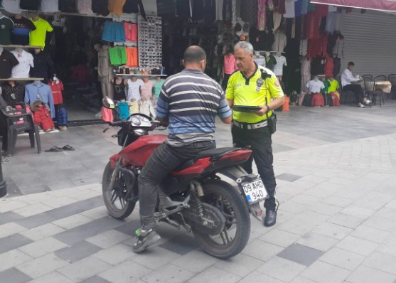 İki tekerlekli işgale ceza yağdı!