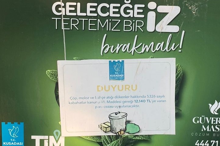 Çöpe “çöp dökmek” yasak!